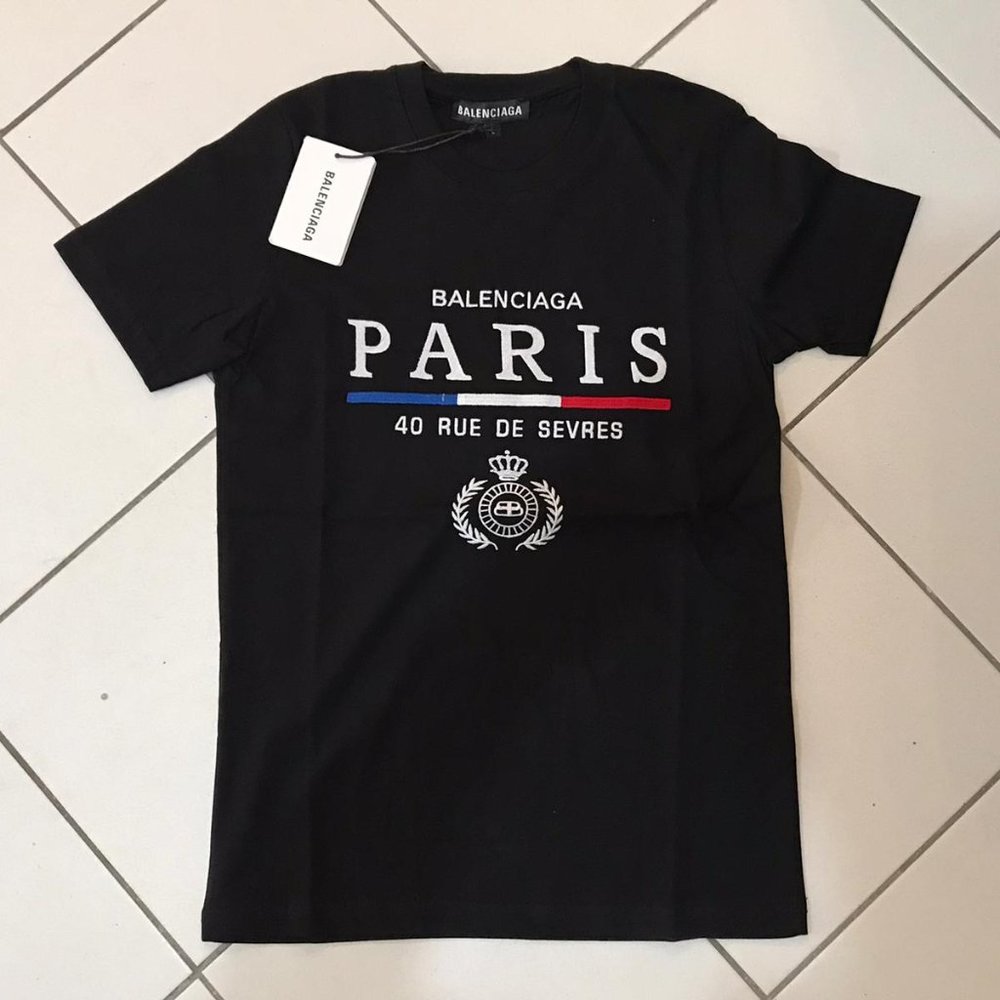 Balenciaga casual T-shirt men's Short sleeve